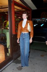CARA TAYLOR Arrives at Frame Denim