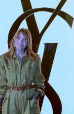 CARLA BRUNI at Saint Laurent Womenswear Fall/Winter 2024-2025 Show at Paris Fashion Week 02/27/2024