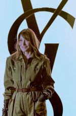 CARLA BRUNI at Saint Laurent Womenswear Fall/Winter 2024-2025 Show at Paris Fashion Week 02/27/2024