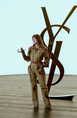 CARLA BRUNI at Saint Laurent Womenswear Fall/Winter 2024-2025 Show at Paris Fashion Week 02/27/2024