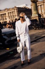 CAROLINE DAUR Arrives at Christian Dior Fashion Show at PFW in Paris 02/27/2024