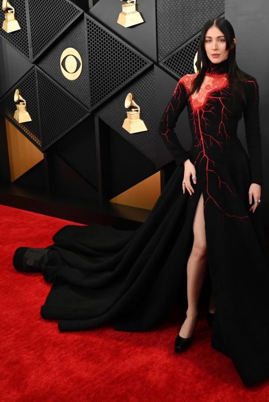 CAROLNE POLACHEK at 66th GRAMMY Awards in Los Angeles 02/04/2024