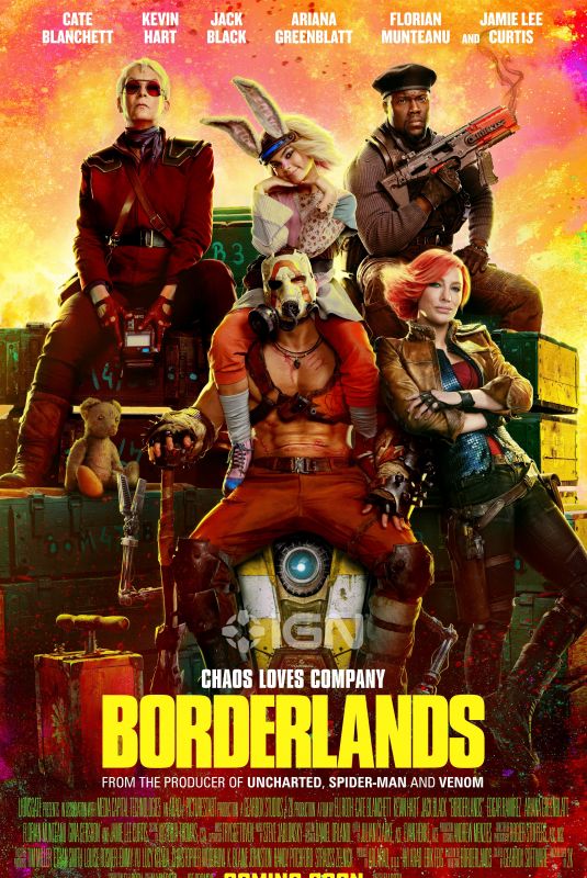 CATE BLANCHETT and ARIANA GREENBLATT – Borderlands Poster and Trailer, February 2024