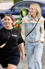 CATE BLANCHETT Arrives at HOTA on Gold Coast 02/09/2024