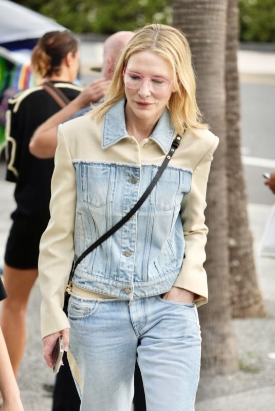 CATE BLANCHETT Arrives at HOTA on Gold Coast 02/09/2024