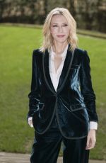 CATE BLANCHETT at MFW Armani Photocall in Milan 02/25/2024