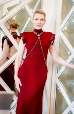 CATE BLANCHETT for British Vogue at Backstage BAFTA 2024