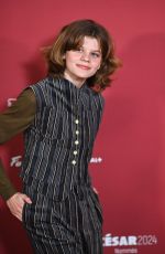 CELESTE BRUNNQUELL at Cesar 2024 Nominee Dinner at Le Fouquet’s in Paris 02/05/2024