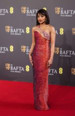 CHARITHRA CHANDRAN at EE Bafta Film Awards 2024 in London 02/18/2024