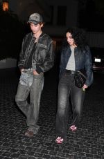 CHARLI XCX and Troye Sivan Out for Dinner at Chateau Marmont in West Hollywood 01/31/2024