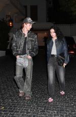CHARLI XCX and Troye Sivan Out for Dinner at Chateau Marmont in West Hollywood 01/31/2024
