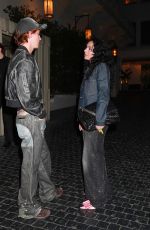 CHARLI XCX and Troye Sivan Out for Dinner at Chateau Marmont in West Hollywood 01/31/2024