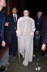 CHARLI XCX Arrives at Warner Bros Music Pre-Grammy Party at Hollywood Athletic Club in Los Angeles 02/01/2024