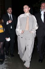 CHARLI XCX Arrives at Warner Bros Music Pre-Grammy Party at Hollywood Athletic Club in Los Angeles 02/01/2024