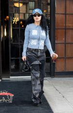 CHARLI XCX Leaves Her Hotel in New York 02/22/2024