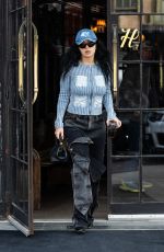 CHARLI XCX Leaves Her Hotel in New York 02/22/2024