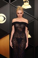 CHARLOTE LAWRENCE at 66th GRAMMY Awards in Los Angeles 02/04/2024