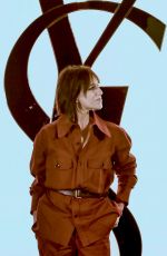 CHARLOTTE GAINSBOURG at Saint Laurent Womenswear Fall/Winter 2024-2025 Show at Paris Fashion Week 02/27/2024