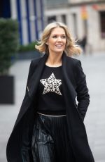 CHARLOTTE HAWKINS Outside Global Radio in London 01/31/2024