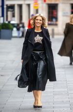 CHARLOTTE HAWKINS Outside Global Radio in London 01/31/2024