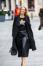 CHARLOTTE HAWKINS Outside Global Radio in London 01/31/2024