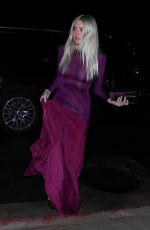 CHARLOTTE LAWRENCE Arrives at a Party at Birdstreets Club in West Hollywood 02/01/2024