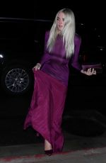 CHARLOTTE LAWRENCE Arrives at a Party at Birdstreets Club in West Hollywood 02/01/2024