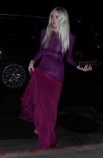 CHARLOTTE LAWRENCE Arrives at a Party at Birdstreets Club in West Hollywood 02/01/2024