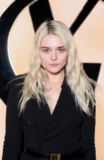 CHARLOTTE LAWRENCE at Saint Laurent Womenswear Fall/winter 2024-2025 Show at Paris Fashion Week 02/27/2024
