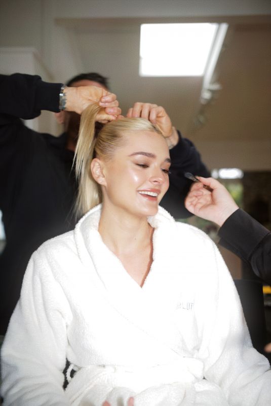 CHARLOTTE LAWRENCE - CFDA Getting Ready for Grammys, February 2024