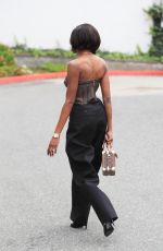 CHELSEA LAZKANI on the Set of Selling Sunset in Los Angeles 02/27/2024