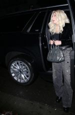 CHER and Alexander A.E. Edwards Arrives at Warner Bros Music Pre-Grammy Party at Hollywood Athletic Club in Los Angeles 02/01/2024