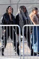 CHLOE and HALLE BAILEY Arrives at Super Bowl in Las Vegas 02/11/2024