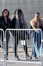 CHLOE and HALLE BAILEY Arrives at Super Bowl in Las Vegas 02/11/2024