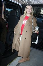 CHLOE FINNEMAN Leaves Drew Barrymore Show in New York 02/27/2024