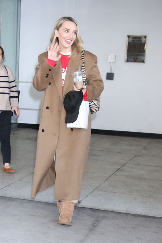 CHLOE FINNEMAN Leaves Drew Barrymore Show in New York 02/27/2024