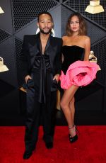 CHRISSY TEIGEN and John Legend at 66th GRAMMY Awards in Los Angeles 02/04/2024