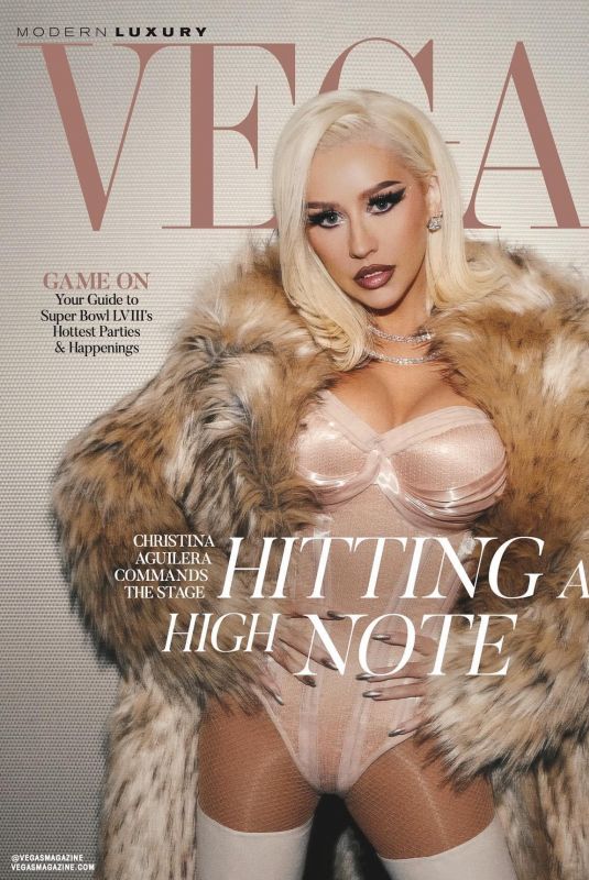 CHRISTINA AGUILERA for Vegas Magazine, January 2024 