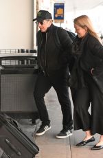 CHRISTINE TAYLOR Arrives at JFK Airport in New York 02/16/2024