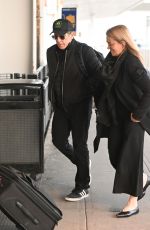 CHRISTINE TAYLOR Arrives at JFK Airport in New York 02/16/2024