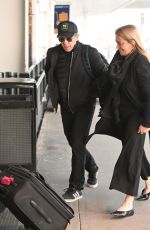 CHRISTINE TAYLOR Arrives at JFK Airport in New York 02/16/2024