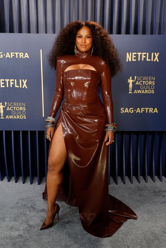 CIARA at 30th Annual Screen Actors Guild Awards in Los Angeles 02/24/2024
