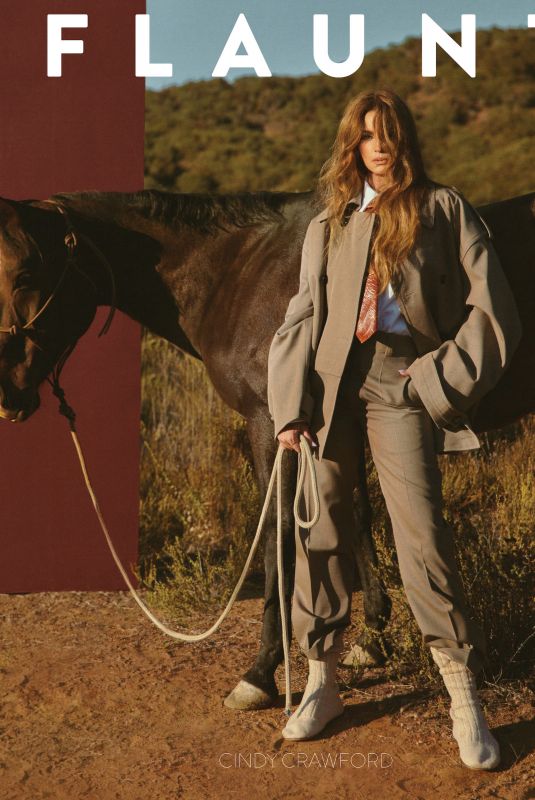 CINDY CRAWFORD for Flaunt Magazine, February 2024