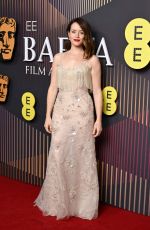 CLAIRE FOY at EE Bafta Film Awards 2024 in London 02/18/2024
