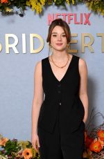 CLAUDIA JESSIE at Bridgerton Season 3 Screening in London 02/14/2024