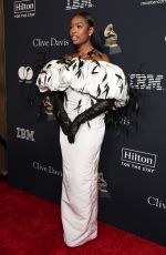 COCO JONES at Clive Davis Pre-Grammy Gala in Los Angeles 02/03/2024