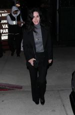 COURTENEY COX Night Out at Giorgio Baldi in Santa Monica 02/09/2024