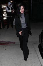 COURTENEY COX Night Out at Giorgio Baldi in Santa Monica 02/09/2024
