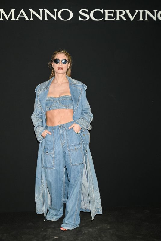 CRISTINA MARINO at Ermanno Scervino Fashion Show in Milan 02/24/2024