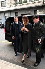 DAISY EDGAR-JONES Arrives at Palazzo Parigi at Milan Fashion Week 02/23/2024